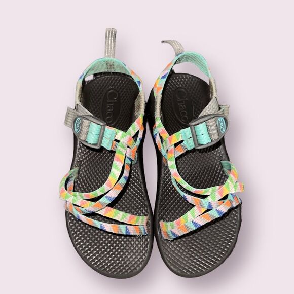 Chaco Kids Rainbow Woven Sandal Size‎ 3 *FLAWS - Picture 1 of 12